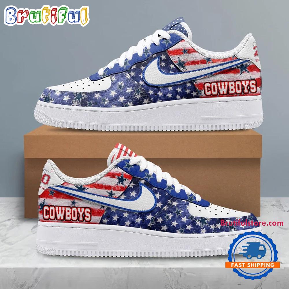 Dallas Cowboys 2026 NFL 250 Years Of America Air Force 1 Shoes Sneaker