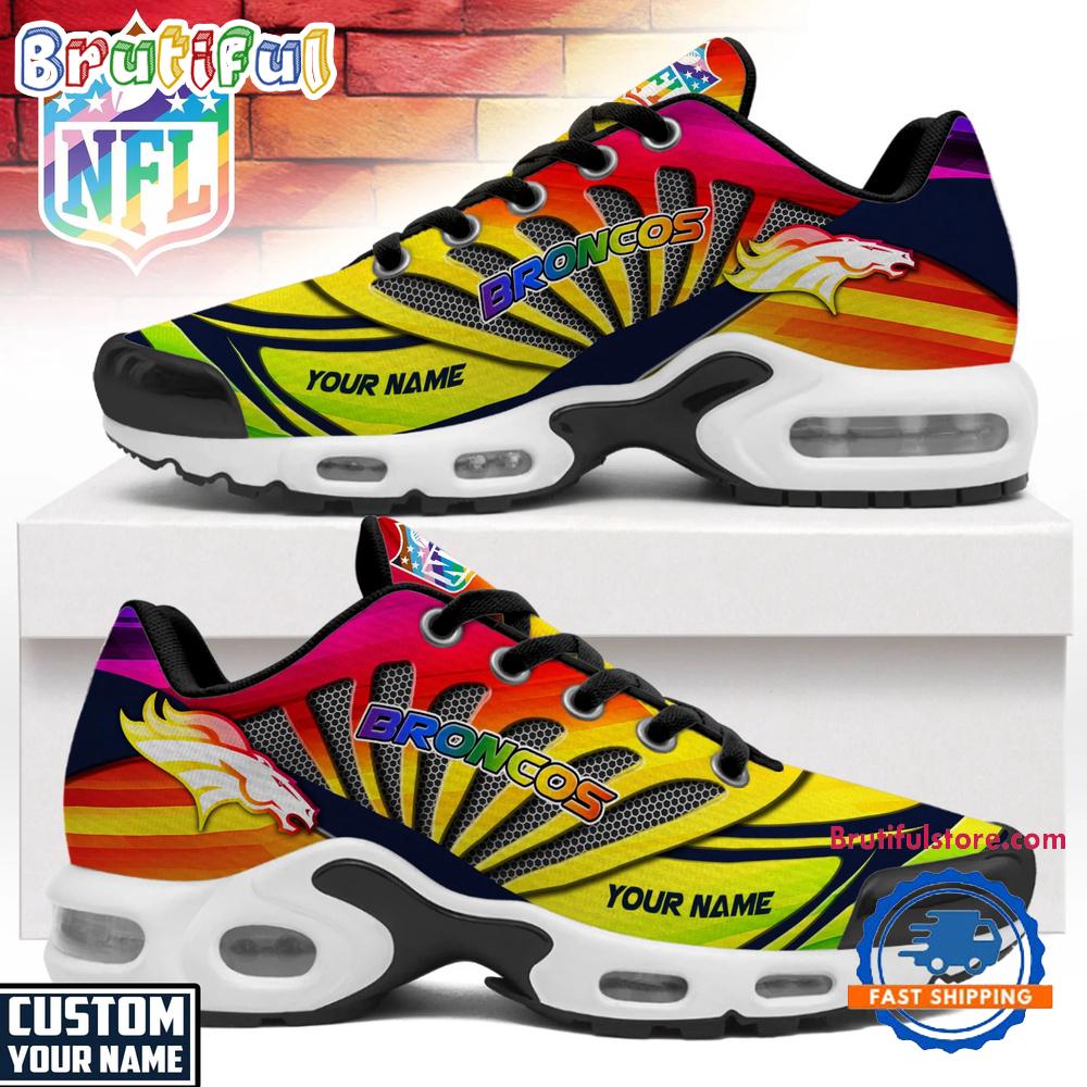 Denver Broncos NFL Pride Month Custom Air Max Plus Shoes