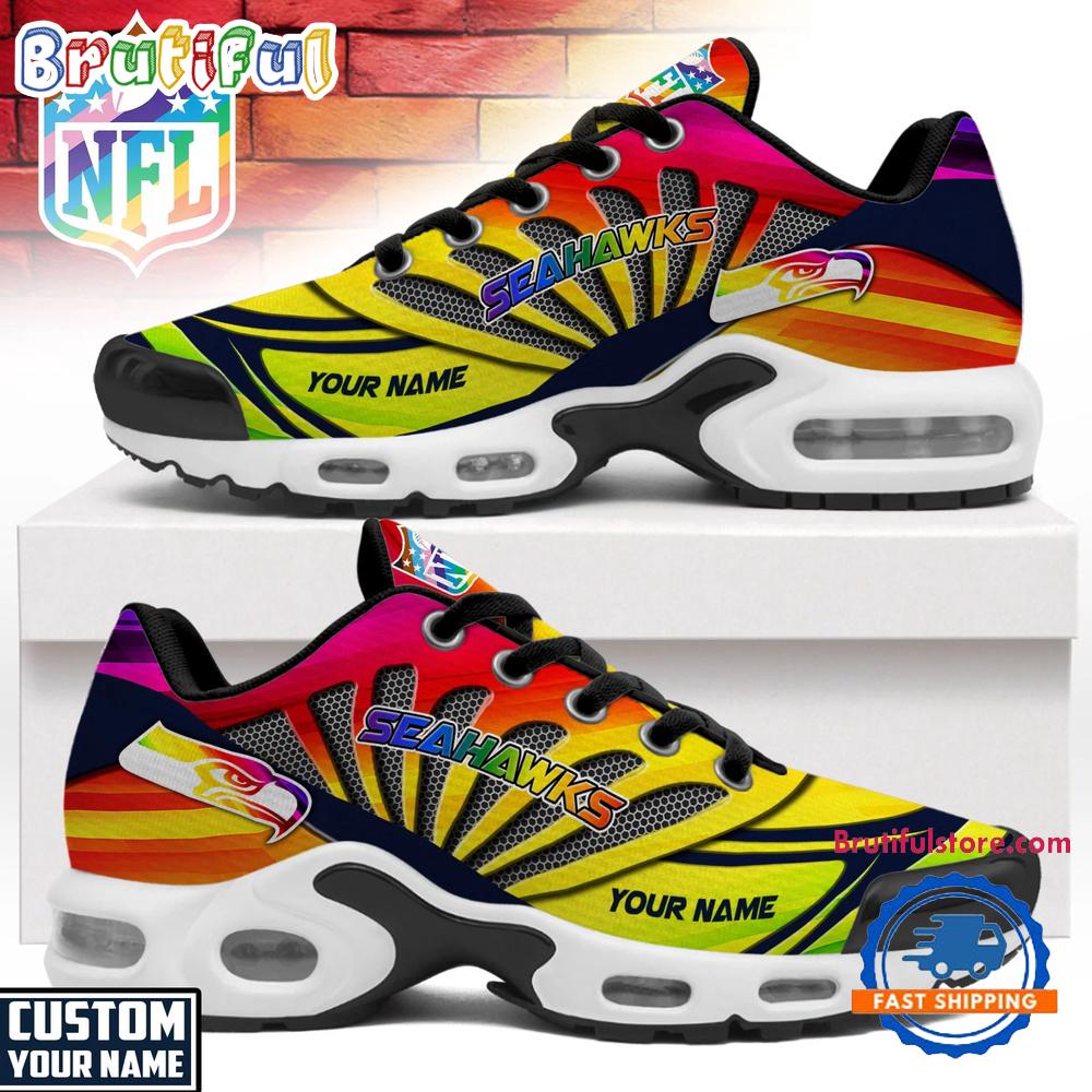 Seattle Seahawks NFL Pride Month Custom Air Max Plus Shoes